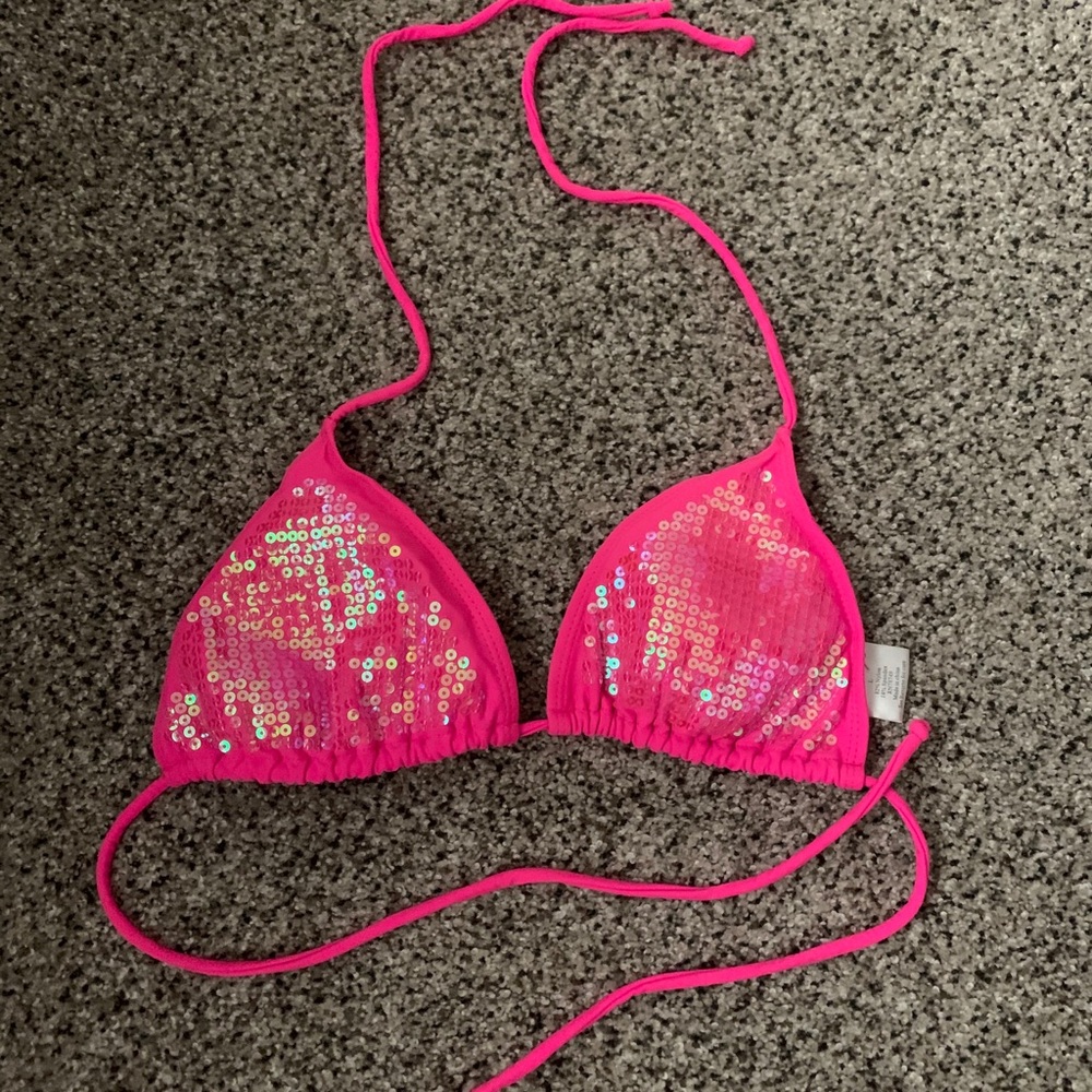 Sequin Bikini Top